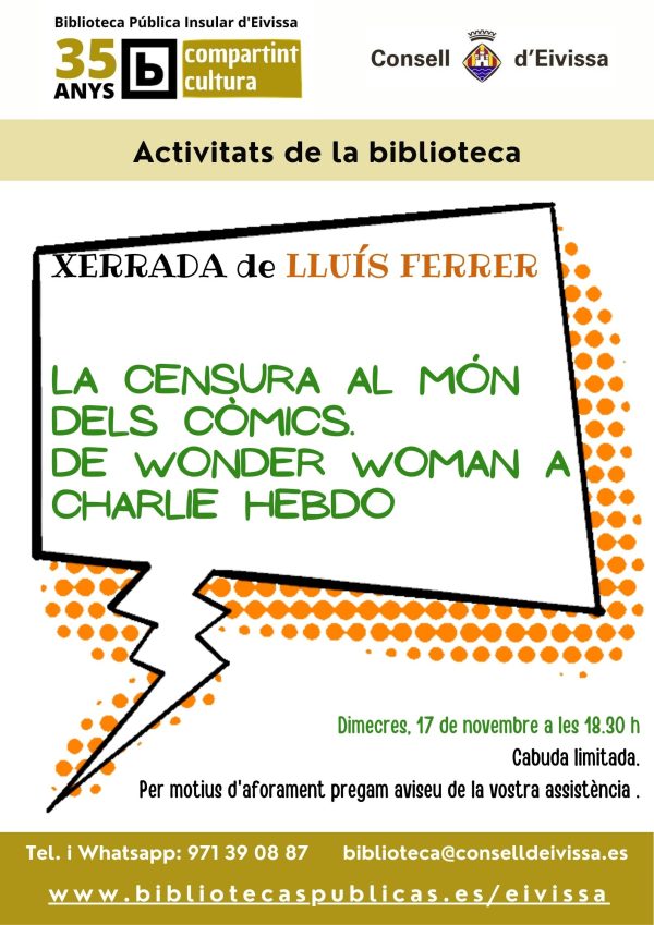 Charla: La censura en el mundo de los cómics
